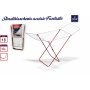 STENDINO ACCIAIO FANTASTIC BCO/ROSSO NG