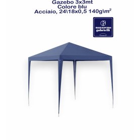 GAZEBO MT.3X3 BLU NG