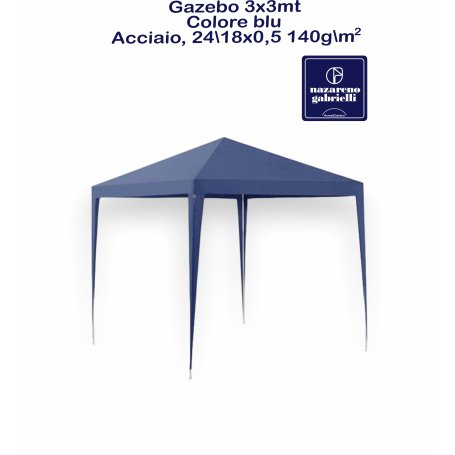 GAZEBO MT.3X3 BLU NG