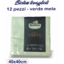 TOVAGLIOLI BIOTESS 12PZ 40X40 VERDE MELA