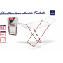 STENDINO ACCIAIO FANTASTIC BCO/ROSSO NG