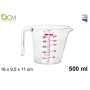 BROCCA IN PLASTICA GRADUATA 500ML
