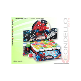 BOLLE DI SAPONE SPIDER MAN BUBBLES