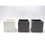 VASO QUADRATO CERAMICA OPACO 9X9X9 ASS.