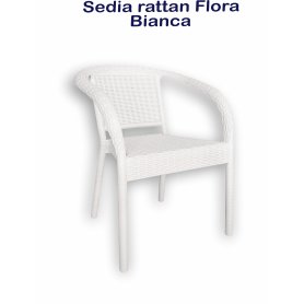 SEDIA RATTAN FLORA BIANCA NG