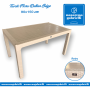 TAVOLO FLORA RATTAN BEIGE 90X150 NG