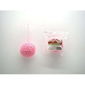 PALLA GOMITOLO DA APP.D.6CM ROSA