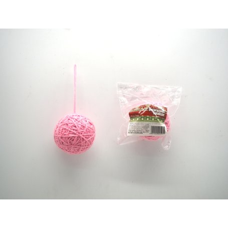 PALLA GOMITOLO DA APP.D.6CM ROSA