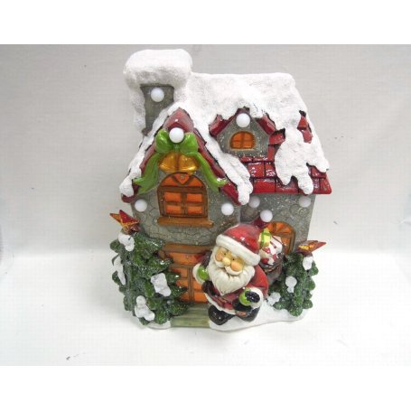 CASA C/BABBO NATALE C/LUCE-SUONO
