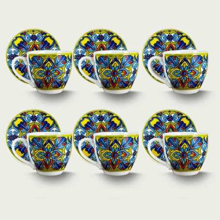 TAZZINA CAFFE' C/P 6PZ LIPARI