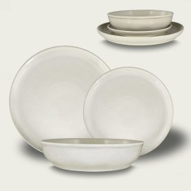 PIATTO FONDO 22CM FONT BEIGE