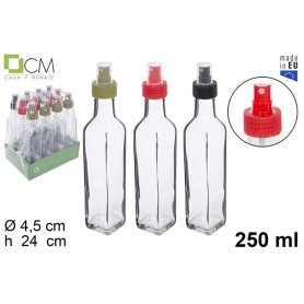 BOTTIGLIA VETRO C/SPRUZZINO 250ML