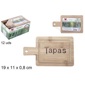 TAGLIERE BAMBU' C/MAN.19X11
