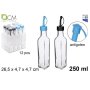 OLIERA VETRO BLU/NERE 250ML