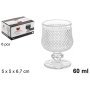 BICCHIERI VETRO LIQUORE VERONA 60ML