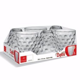 BICCHIERE ACQUA 6PZ DOTS ROCKS 39CL