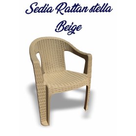 SEDIA RATTAN STELLA BEIGE