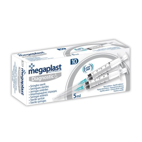 SIRINGHE STERILI 10PZ 5ML MEGAPLAST
