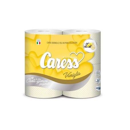 CARESS CARTA IG.X4 2V VANIGLIA