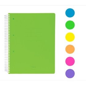 QUADERNO SPIRALATO 5MM 70FF 80GR FLUO