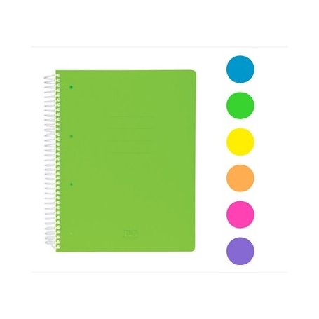 QUADERNO SPIRALATO 5MM 70FF 80GR FLUO