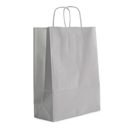 BUSTA REGALO 36X12X40 ARGENTO