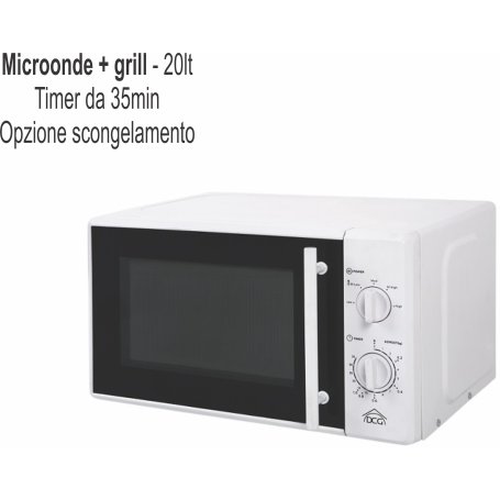 FORNO MICROONDE+GRILL 20LT