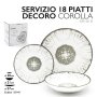 SERVIZIO PIATTI 18PZ COROLLA GRIGIO