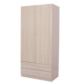 ARMADIO 2 ANTE E 2 CASSETTI 90X52X190