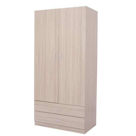 ARMADIO 2 ANTE E 2 CASSETTI 90X52X190