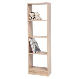 LIBRERIA 4 RIP.40X24X137 MARRONE