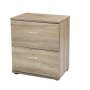COMODINO 2 CASSETTI 40X30X45 QUERCIA