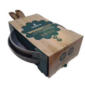 PADELLA 2PZ 22/26CM WOODY STONE