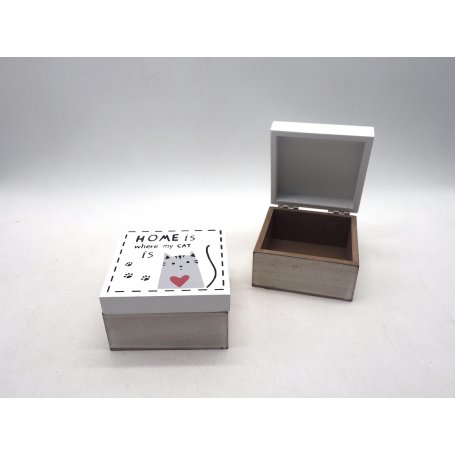 SCATOLA THE LEGNO RETT. H10X10/6CM