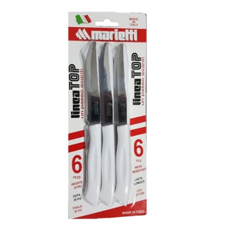 PS TOP COLTELLI BISTECCA 6PZ BIANCO