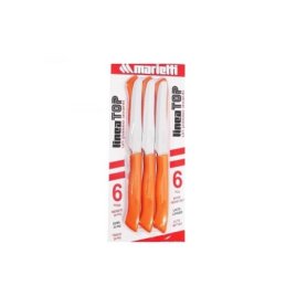 PS TOP COLTELLI DA TAV.DENT.6PZ ARANCIO