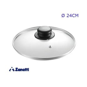 COPERCHIO VETRO C/FASCIA 24CM