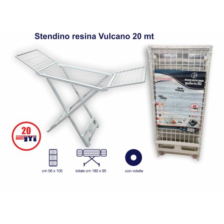 STENDINO RESINA VULCANO NG 20MT.