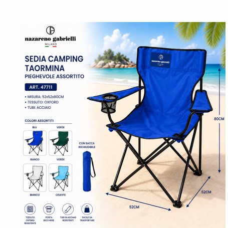 SEDIA CAMPING TAORMINA RICHIUD ASS.