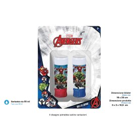 BOLLE DI SAPONE 60ML 2PZ AVENGERS