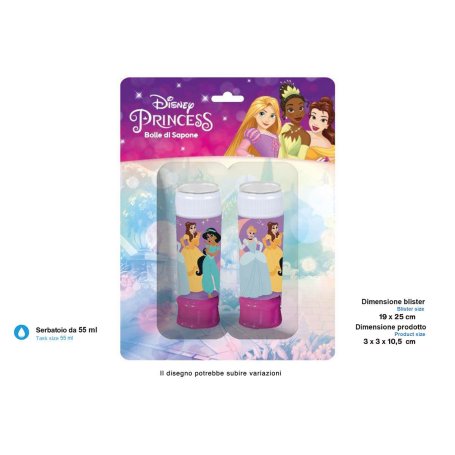 BOLLE DI SAPONE 60ML 2PZ PRINCESS