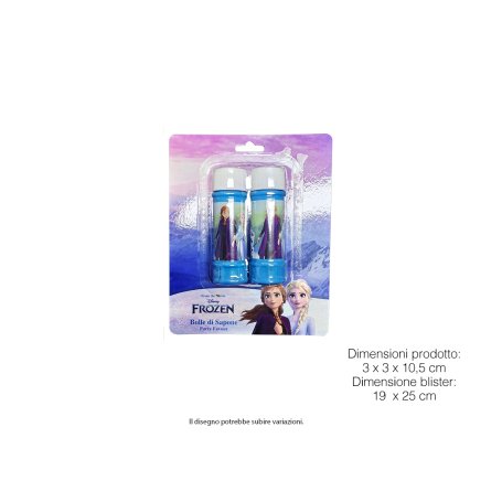 BOLLE DI SAPONE 60ML 2PZ FROZEN