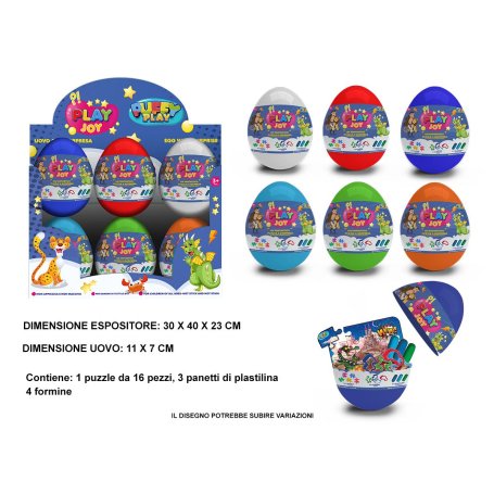 UOVO PLASTILINA E PUZZLE BIMBO D.8