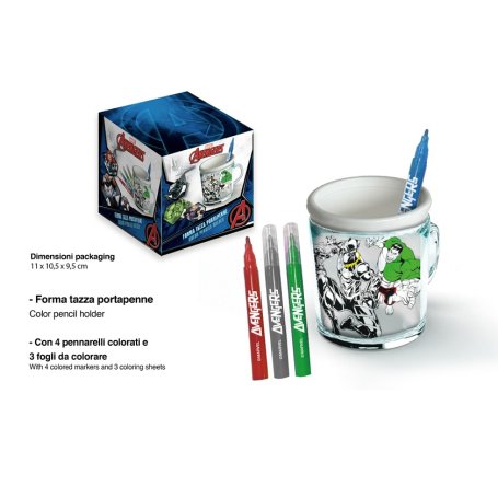 TAZZA COLOURING AVENGERS