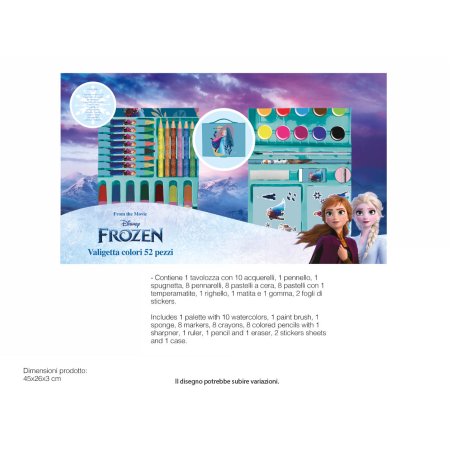 VALIGETTA COLORI 52PZ FROZEN