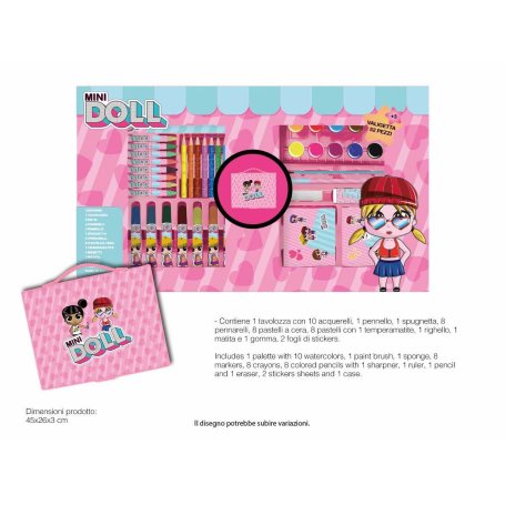 VALIGETTA COLORI 52PZ DOLL
