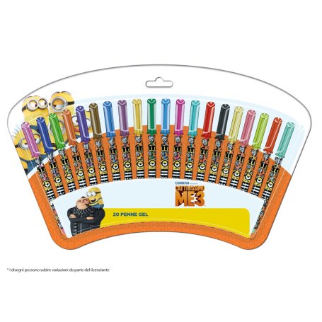 PENNE IN GEL 20PZ MINIONS