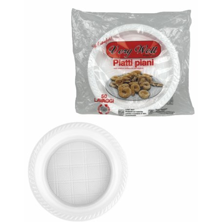PIATTO RIUTILIZZ.VERYWELL PIANI 40PZ
