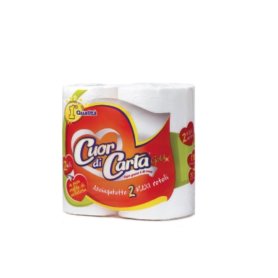 ASCIUGATUTTO CUOR DI CARTA X2