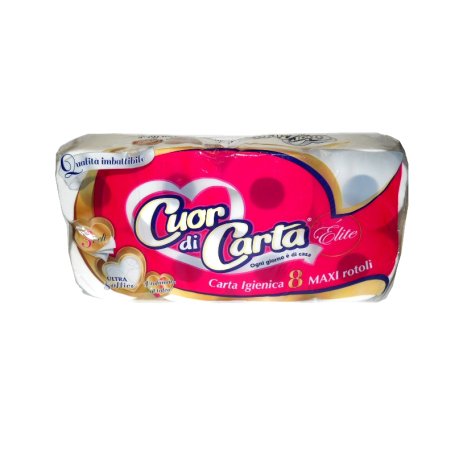 CARTA IGIENICA CUOR DI CARTA ELITE X8